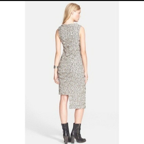 Free People Cora Asymmetric Midi Sweater Dress size S - Picture 2 of 14